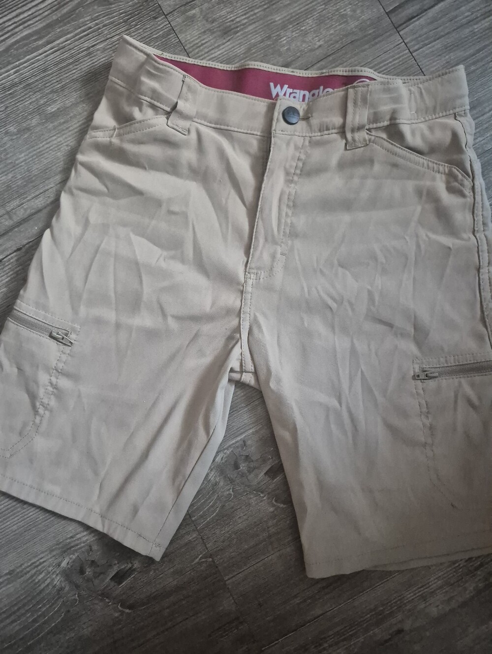 Wrangler Youth Beige Hiking Shorts